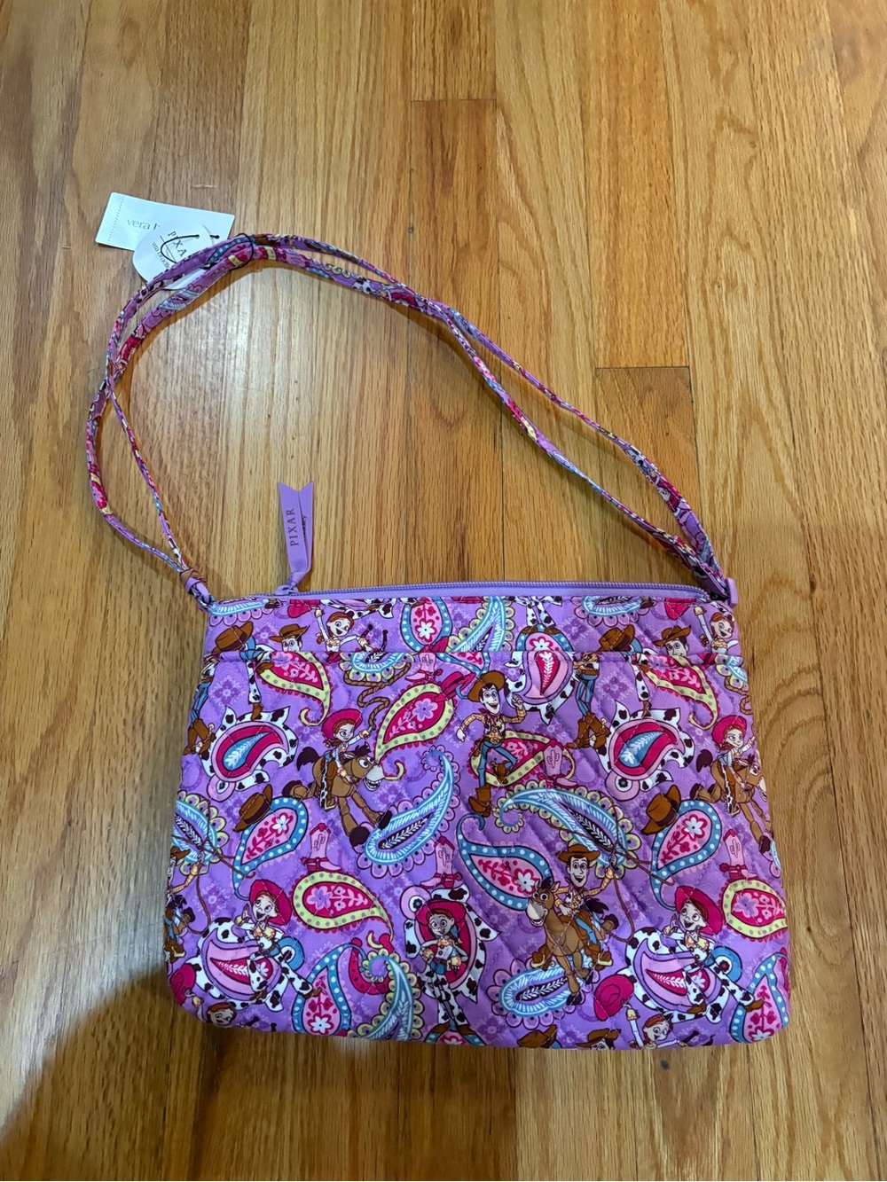 Vera Bradley Pink Paisley Crossbody Bag